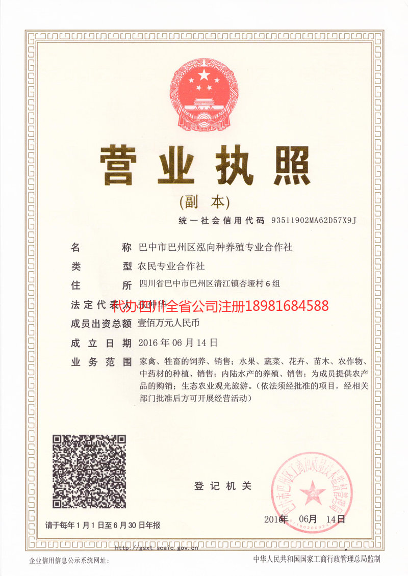 海南海南泓向种养殖专业合作社